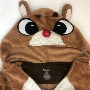 Rudolph PJ Onesie Christmas pajama women’s small
